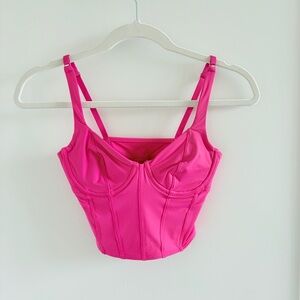 Gilly Hicks Hot Pink Corset Top
